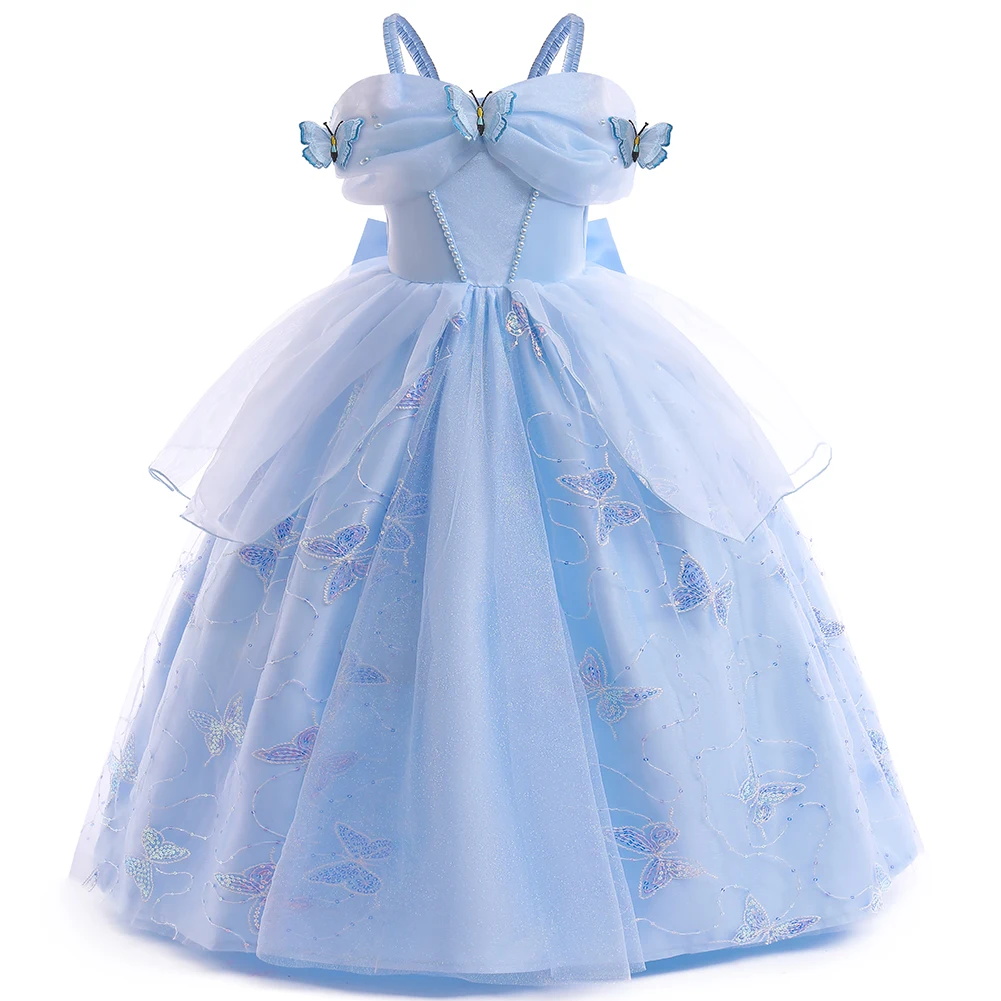 Cinderella Girls Blue Cosplay  - огляд і ціна Evening Gown