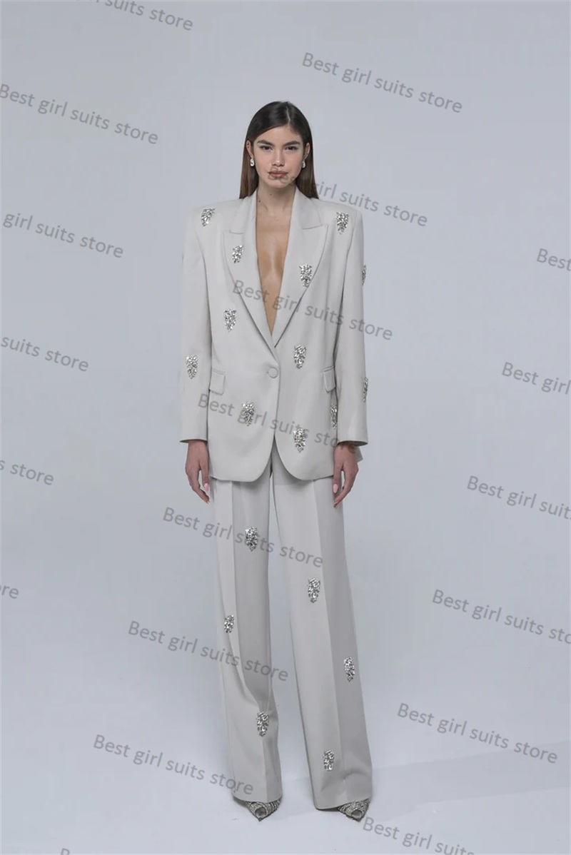 2 Piece Formal Women Suit Pant - огляд і ціна Tailored Trouser Wide