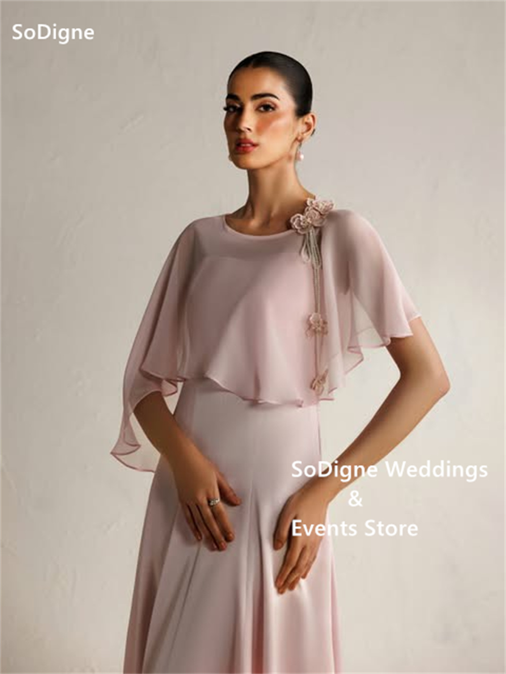 SoDigne Dusty Pink Prom Dresse - огляд і ціна Lace Dress