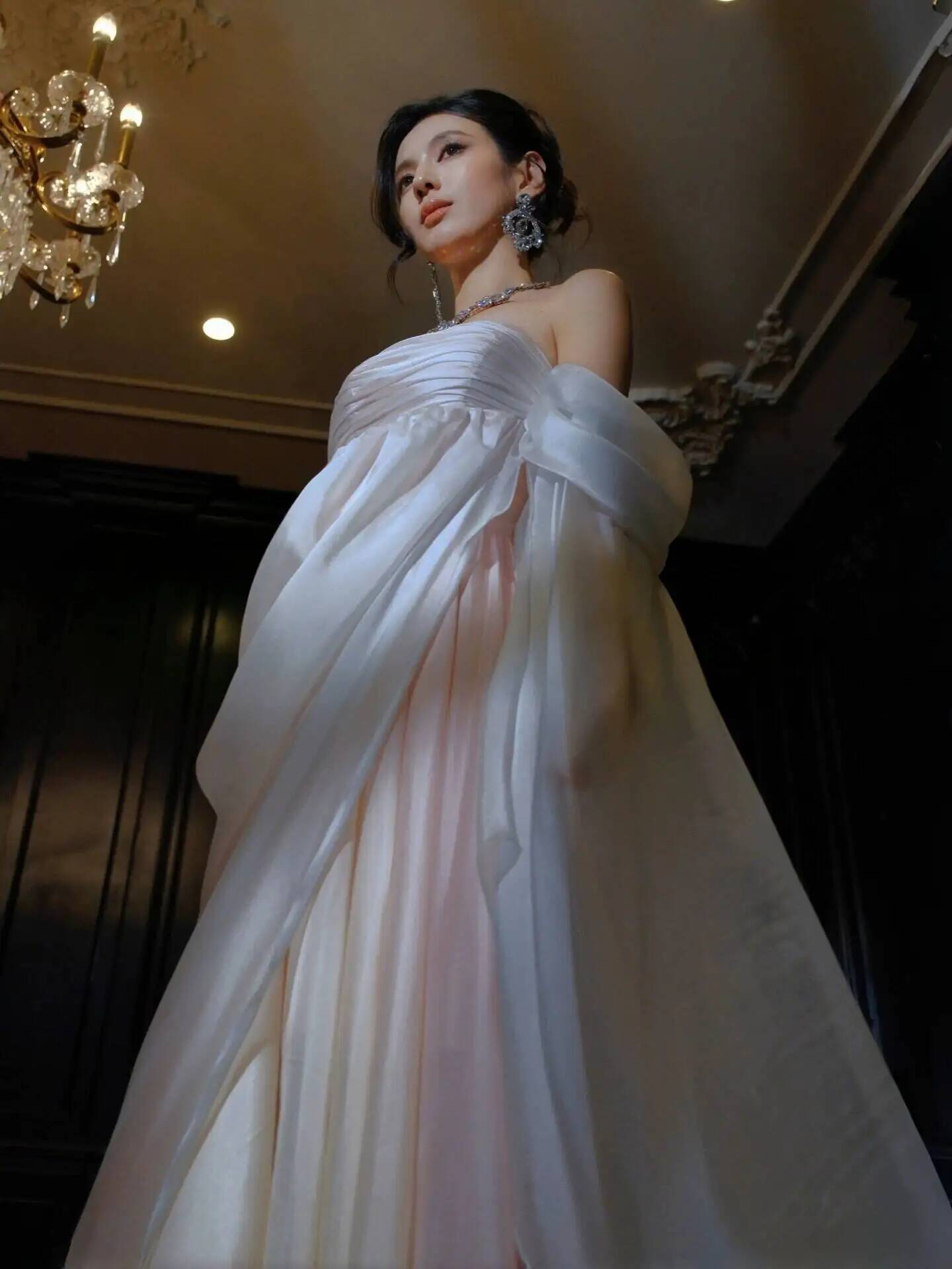 Strapless Flowy Chiffon Evenin - огляд і ціна Formal Dress