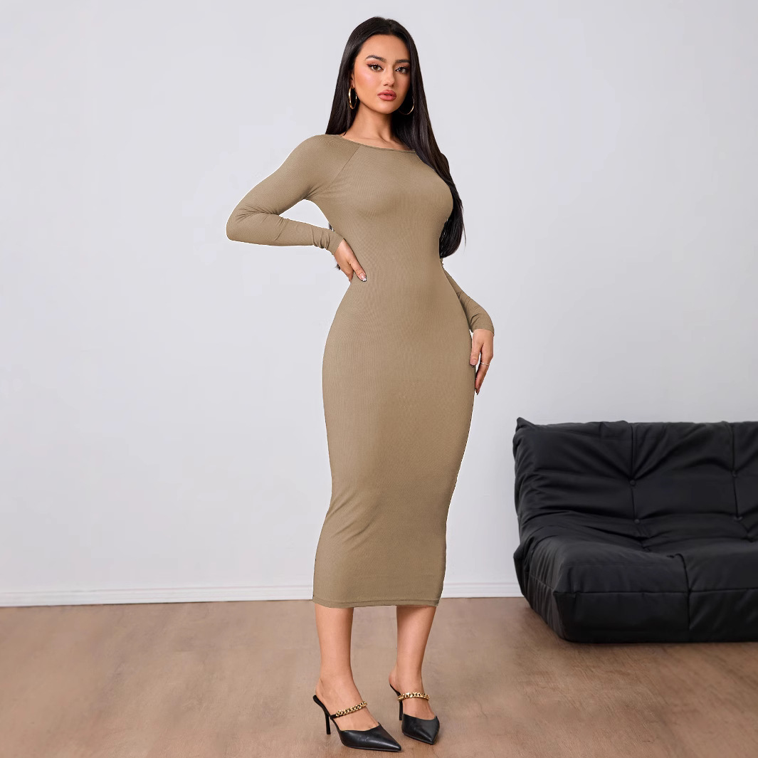 Women Fashion Simple Dress Spr - огляд і ціна Midi Dress