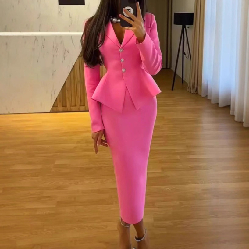 2 Piece Sets Women Outfits Pin - огляд і ціна Womens Blazer