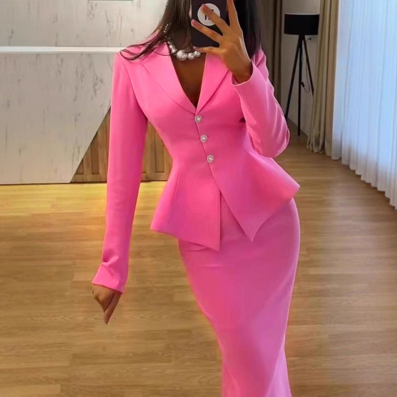 2 Piece Sets Women Outfits Pin - огляд і ціна Womens Blazer
