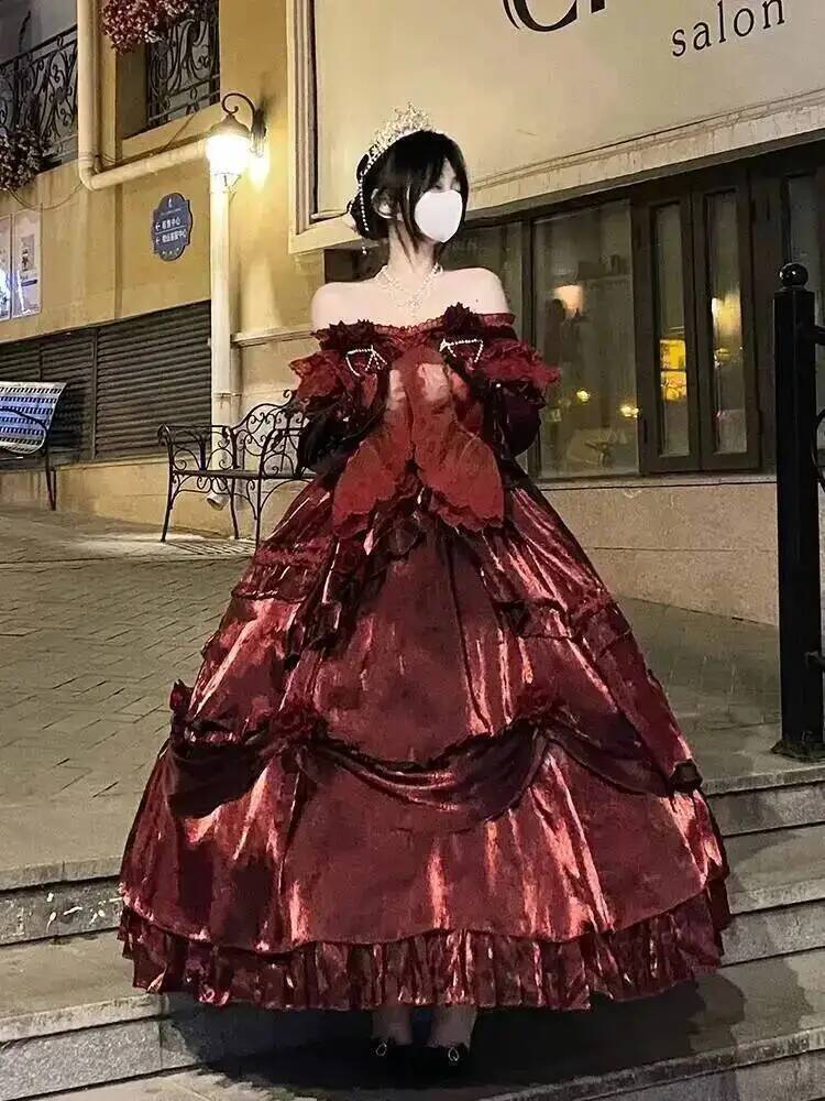 Beauty Princess Dress Red Loli - огляд і ціна Formal Skirt