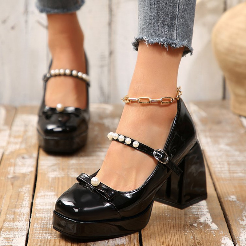 Luxury Brand Block Heel Mary J - огляд і ціна Pump Heel Block